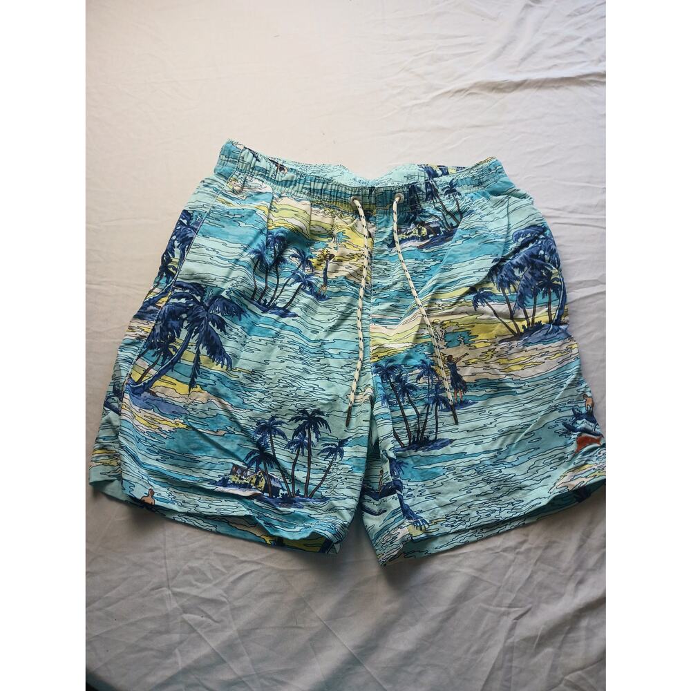Tommy Bahama Relax Swim Trunks Lined Mesh Men Medium Swimming Tropical